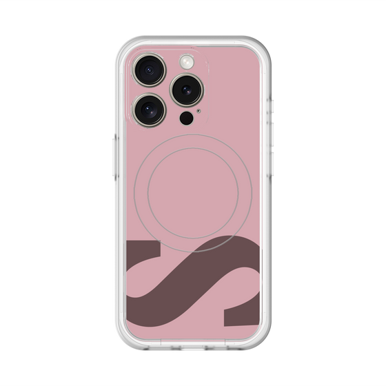 スリムプロテクションプレミアムケース with MagSafe［ オリジナル - initial color - S dusty pink ］