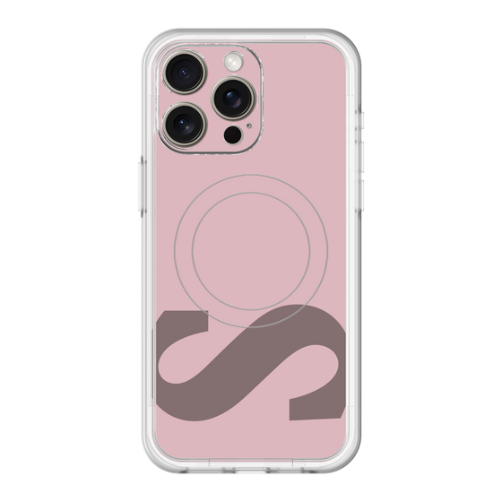 スリムプロテクションプレミアムケース with MagSafe［ オリジナル - initial color - S dusty pink ］