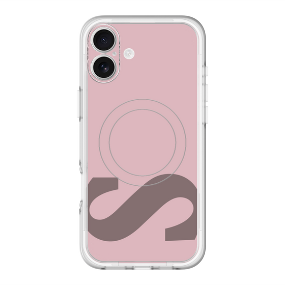 スリムプロテクションプレミアムケース with MagSafe［ オリジナル - initial color - S dusty pink ］