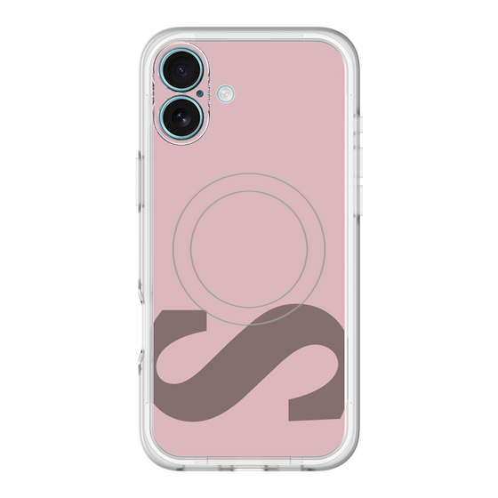 スリムプロテクションプレミアムケース with MagSafe［ オリジナル - initial color - S dusty pink ］