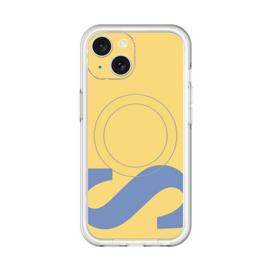 スリムプロテクションプレミアムケース with MagSafe［ オリジナル - initial color - S yellow ］
