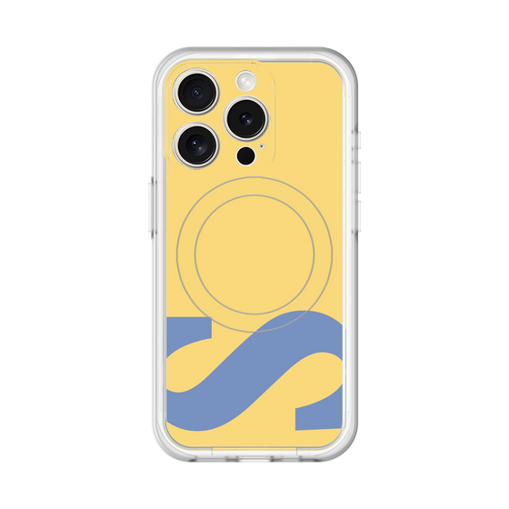 スリムプロテクションプレミアムケース with MagSafe［ オリジナル - initial color - S yellow ］