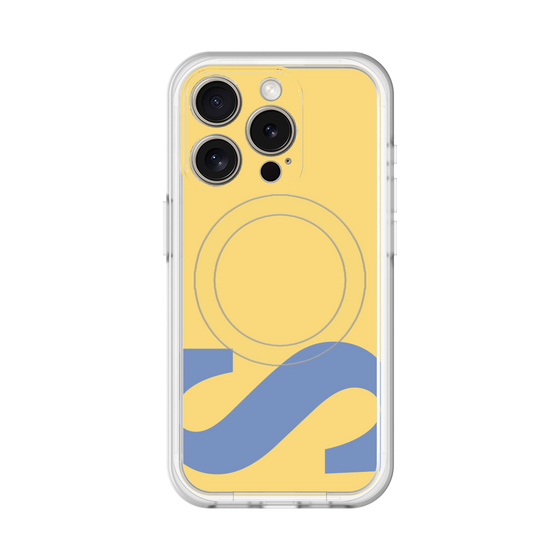 スリムプロテクションプレミアムケース with MagSafe［ オリジナル - initial color - S yellow ］