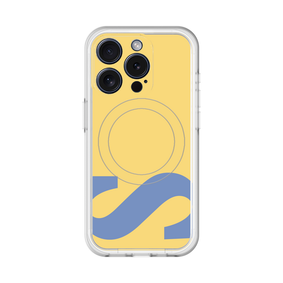 スリムプロテクションプレミアムケース with MagSafe［ オリジナル - initial color - S yellow ］
