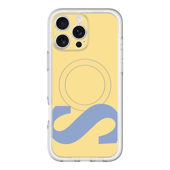 スリムプロテクションプレミアムケース with MagSafe［ オリジナル - initial color - S yellow ］