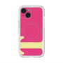 スリムプロテクションプレミアムケース with MagSafe［ オリジナル - initial color - T pink ］