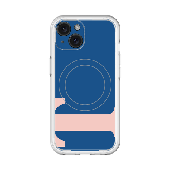 スリムプロテクションプレミアムケース with MagSafe［ オリジナル - initial color - T navy ］