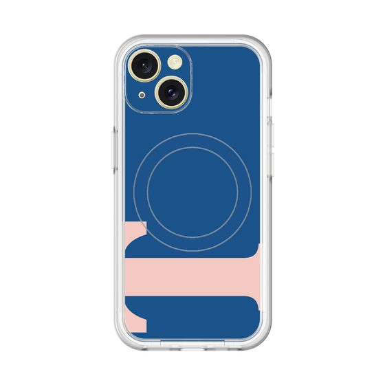 スリムプロテクションプレミアムケース with MagSafe［ オリジナル - initial color - T navy ］