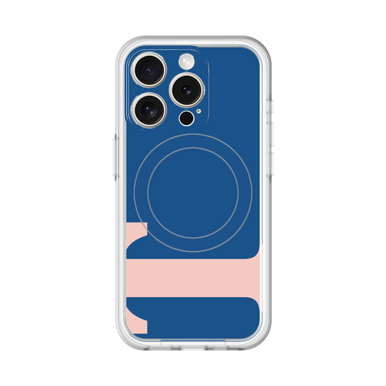 スリムプロテクションプレミアムケース with MagSafe［ オリジナル - initial color - T navy ］