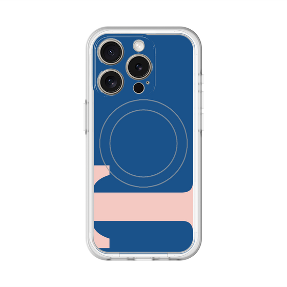 スリムプロテクションプレミアムケース with MagSafe［ オリジナル - initial color - T navy ］