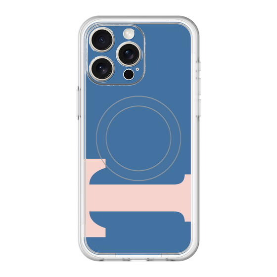 スリムプロテクションプレミアムケース with MagSafe［ オリジナル - initial color - T navy ］