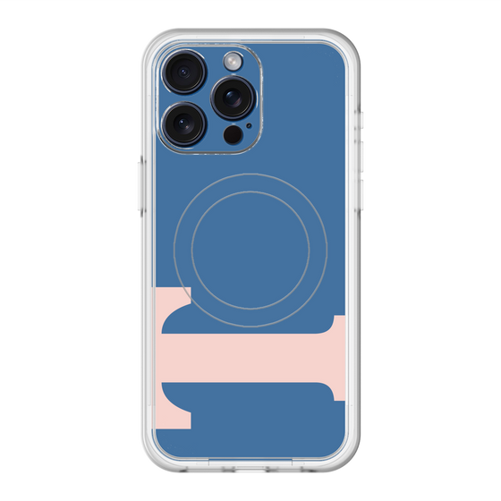 スリムプロテクションプレミアムケース with MagSafe［ オリジナル - initial color - T navy ］