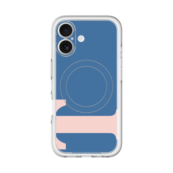 スリムプロテクションプレミアムケース with MagSafe［ オリジナル - initial color - T navy ］