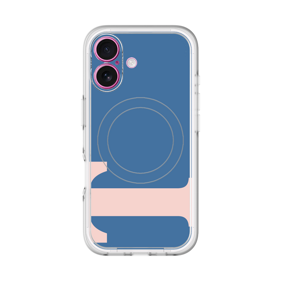 スリムプロテクションプレミアムケース with MagSafe［ オリジナル - initial color - T navy ］