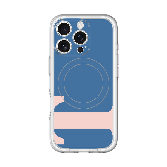 スリムプロテクションプレミアムケース with MagSafe［ オリジナル - initial color - T navy ］