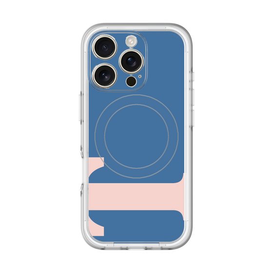 スリムプロテクションプレミアムケース with MagSafe［ オリジナル - initial color - T navy ］
