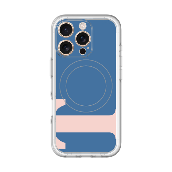スリムプロテクションプレミアムケース with MagSafe［ オリジナル - initial color - T navy ］