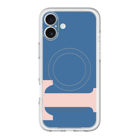 スリムプロテクションプレミアムケース with MagSafe［ オリジナル - initial color - T navy ］