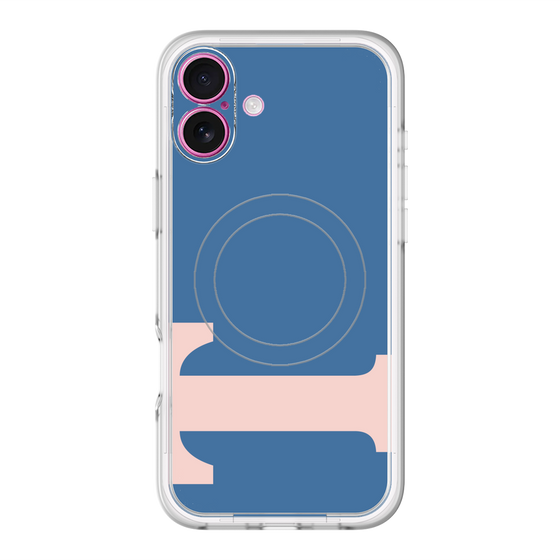 スリムプロテクションプレミアムケース with MagSafe［ オリジナル - initial color - T navy ］