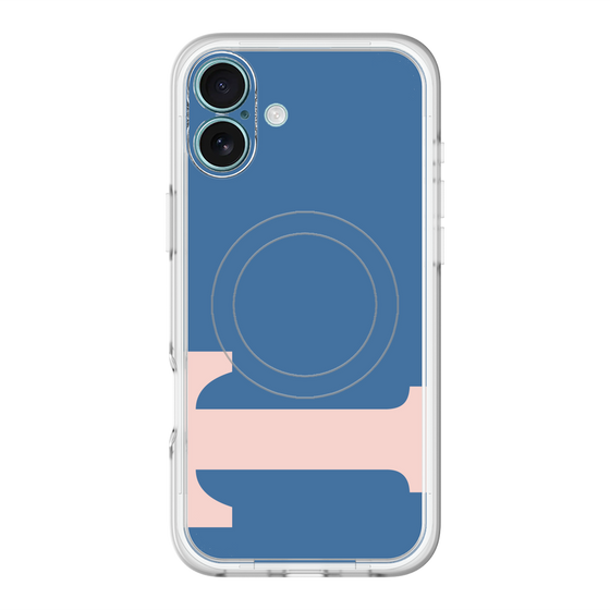 スリムプロテクションプレミアムケース with MagSafe［ オリジナル - initial color - T navy ］