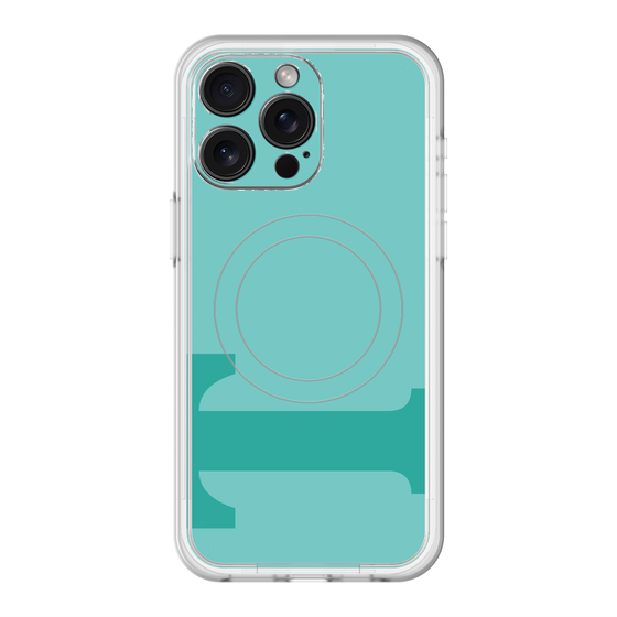 スリムプロテクションプレミアムケース with MagSafe［ オリジナル - initial color - T light green ］