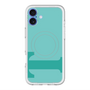 スリムプロテクションプレミアムケース with MagSafe［ オリジナル - initial color - T light green ］