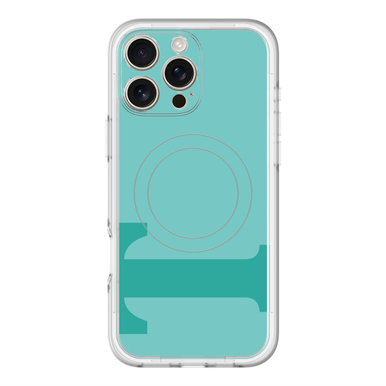 スリムプロテクションプレミアムケース with MagSafe［ オリジナル - initial color - T light green ］