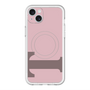 スリムプロテクションプレミアムケース with MagSafe［ オリジナル - initial color - T dusty pink ］