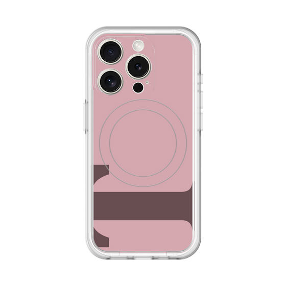 スリムプロテクションプレミアムケース with MagSafe［ オリジナル - initial color - T dusty pink ］