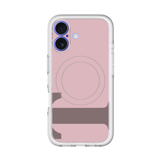 スリムプロテクションプレミアムケース with MagSafe［ オリジナル - initial color - T dusty pink ］