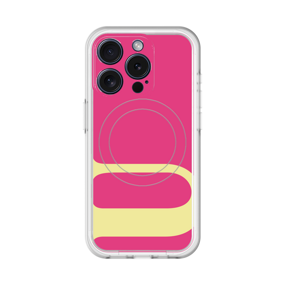 スリムプロテクションプレミアムケース with MagSafe［ オリジナル - initial color - U pink ］