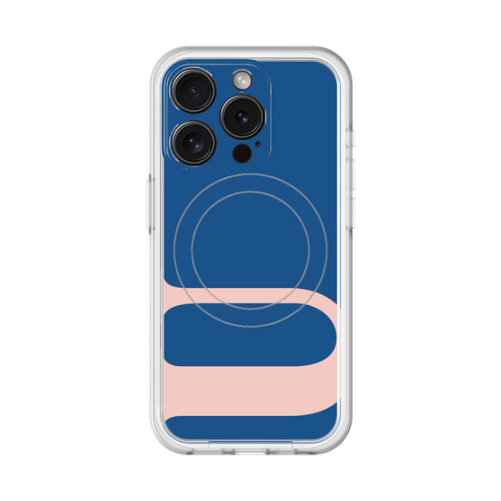 スリムプロテクションプレミアムケース with MagSafe［ オリジナル - initial color - U navy ］