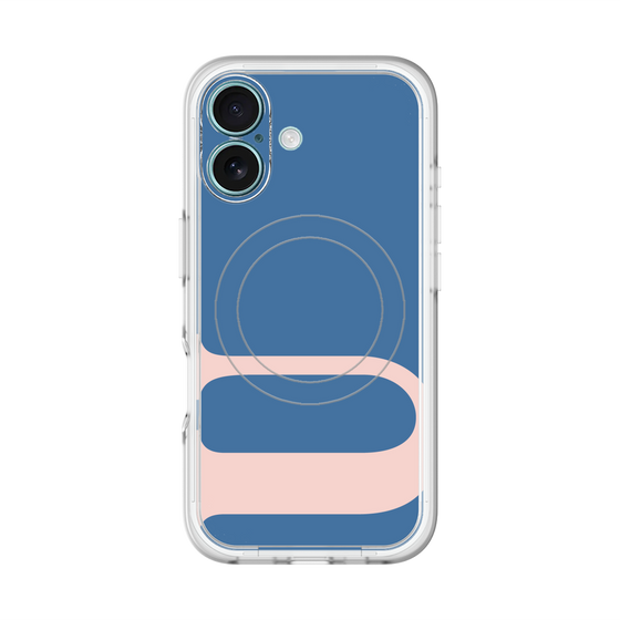 スリムプロテクションプレミアムケース with MagSafe［ オリジナル - initial color - U navy ］