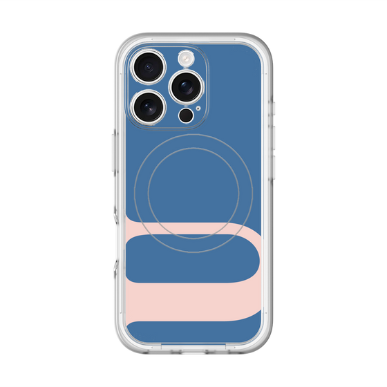 スリムプロテクションプレミアムケース with MagSafe［ オリジナル - initial color - U navy ］