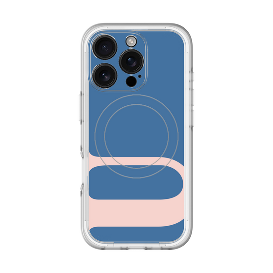 スリムプロテクションプレミアムケース with MagSafe［ オリジナル - initial color - U navy ］