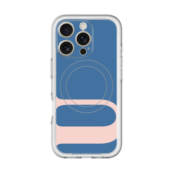 スリムプロテクションプレミアムケース with MagSafe［ オリジナル - initial color - U navy ］