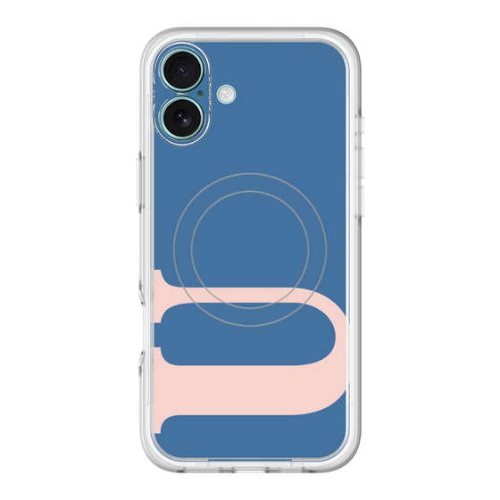 スリムプロテクションプレミアムケース with MagSafe［ オリジナル - initial color - U navy ］