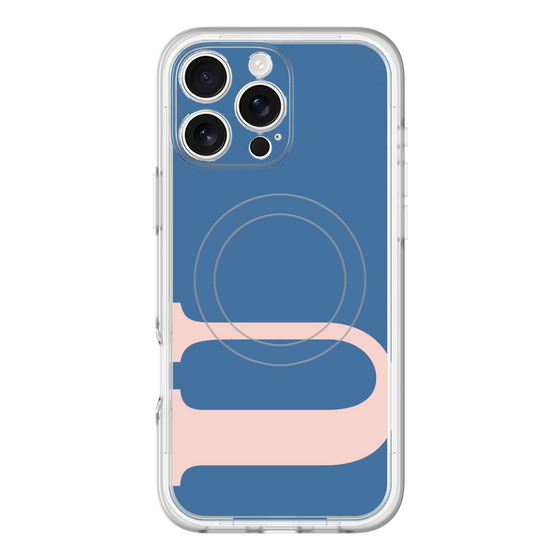 スリムプロテクションプレミアムケース with MagSafe［ オリジナル - initial color - U navy ］
