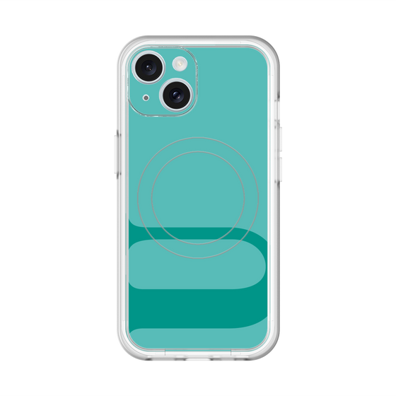 スリムプロテクションプレミアムケース with MagSafe［ オリジナル - initial color - U light green ］