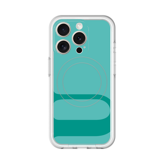 スリムプロテクションプレミアムケース with MagSafe［ オリジナル - initial color - U light green ］