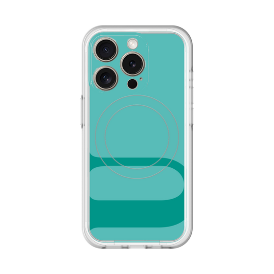 スリムプロテクションプレミアムケース with MagSafe［ オリジナル - initial color - U light green ］