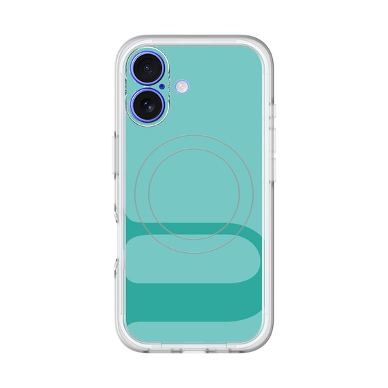スリムプロテクションプレミアムケース with MagSafe［ オリジナル - initial color - U light green ］