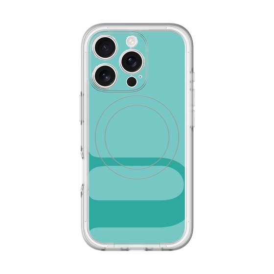 スリムプロテクションプレミアムケース with MagSafe［ オリジナル - initial color - U light green ］