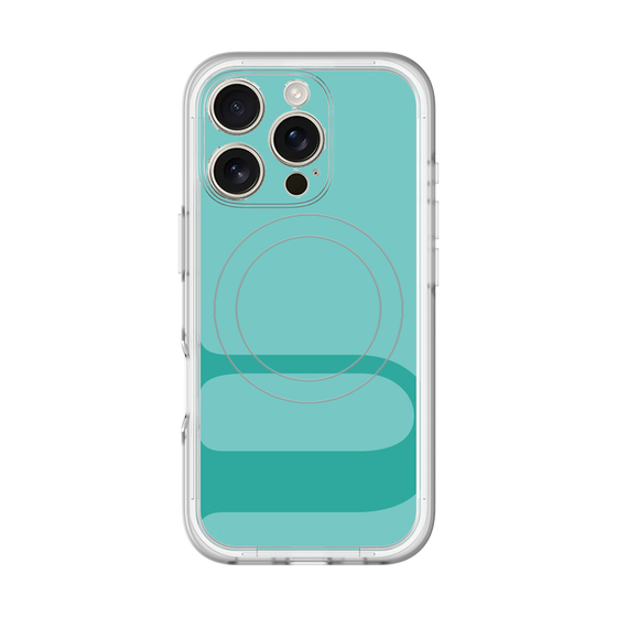 スリムプロテクションプレミアムケース with MagSafe［ オリジナル - initial color - U light green ］