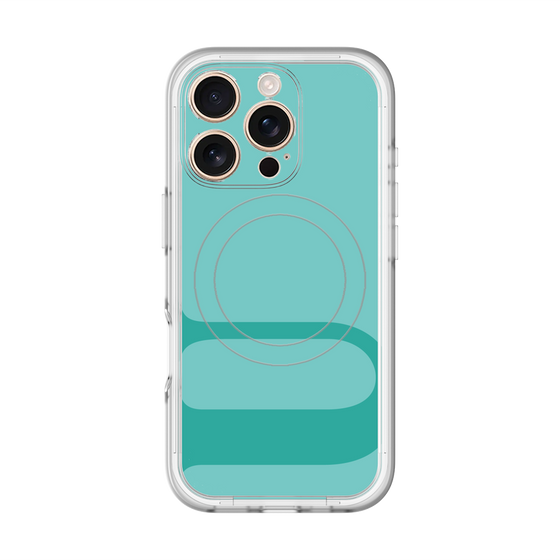 スリムプロテクションプレミアムケース with MagSafe［ オリジナル - initial color - U light green ］