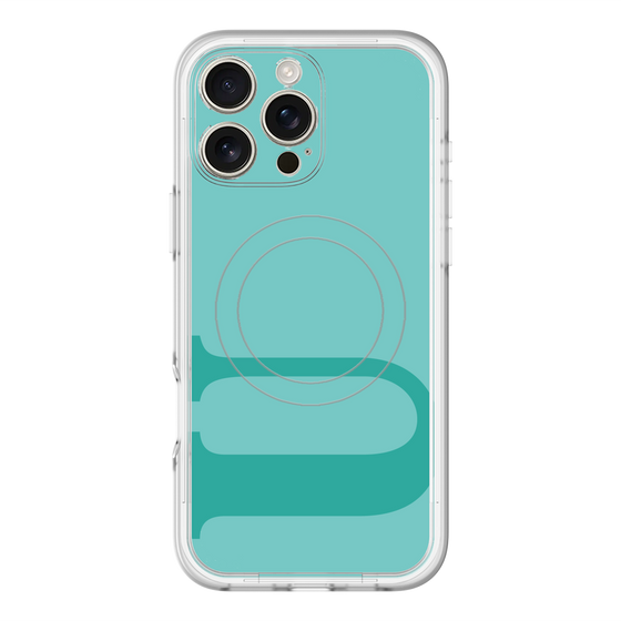 スリムプロテクションプレミアムケース with MagSafe［ オリジナル - initial color - U light green ］