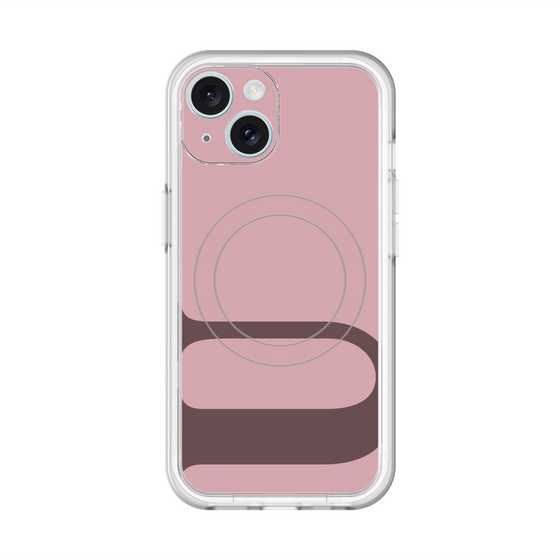 スリムプロテクションプレミアムケース with MagSafe［ オリジナル - initial color - U dusty pink ］
