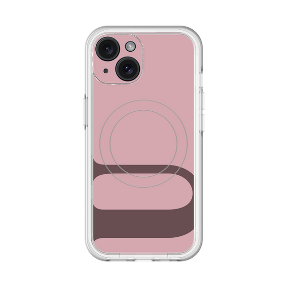 スリムプロテクションプレミアムケース with MagSafe［ オリジナル - initial color - U dusty pink ］