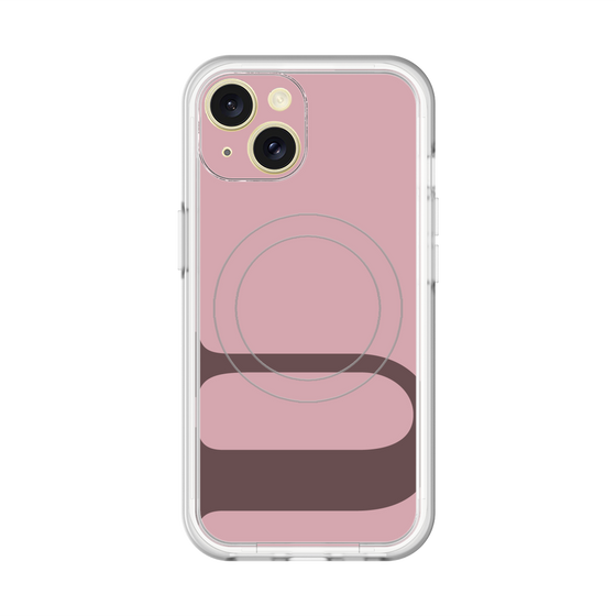 スリムプロテクションプレミアムケース with MagSafe［ オリジナル - initial color - U dusty pink ］