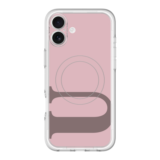 スリムプロテクションプレミアムケース with MagSafe［ オリジナル - initial color - U dusty pink ］